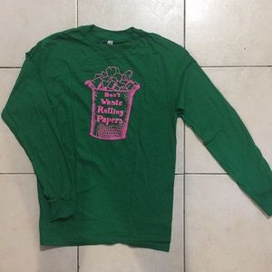 Long Sleeve Green T-shirt